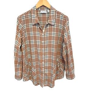 Joan Rivers Plaid Top